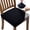 Black, variant on BOGUANG Elastic Chair Cover, T-shaped Pattern Dining Chair Covers (6 pieces - Taupe)