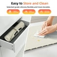 thumbnail image 5 of Auseo Electric Warming Tray - Full Surface Heating, Rollable & Portable, Premium Silicone Nano-Material, 7 Temperature Settings, Auto Shut-off - for Gatherings, Parties, Everyday Use, White, 5 of 9