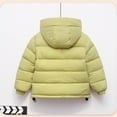thumbnail image 6 of Boys Girls Down Jacket Unisex Tween 4-12Year Long Sleeve Solid Color Padded Jacket Winter Thickened Warm Padded Coat Casual Outerwear, 6 of 6