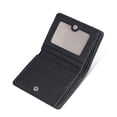 thumbnail image 4 of Cartera de cuero genuino para mujer, con cepillo antirrobo, funda de seguridad para dinero, funda de bolso de moda, monedero con hebilla para cambio, 4 of 6