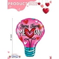 thumbnail image 2 of PMU Valentine's Day "You Turn Me On" 36in Mylar-Foil Balloon 4/pkg, 2 of 5