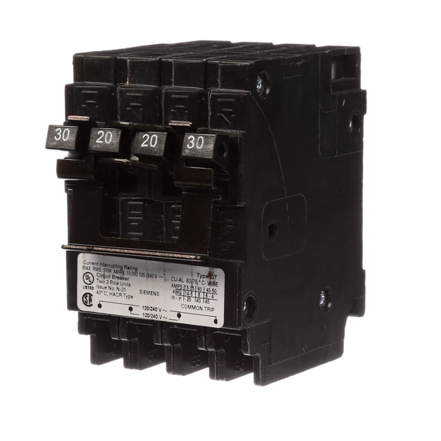 Disyuntor Siemens 30/20A 240V 4P 10K