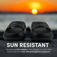 thumbnail image 4 of GKL Trend Helios Sandals with Flexible, Non-Slip, & Waterproof Material for Women, Men, Children, One Buckle Rubber Unisex Eva Sandals for Summer - Black, 4 of 7