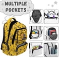 thumbnail image 5 of Aplkyhs Yellow Excavator 17 Inch Backpack for Age 6-18 School Bag Water Resistant Lightweight Bookbag for School Sports Outdoor, 5 of 7