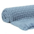thumbnail image 3 of Chanasya Textured Waffle Acrylic Throw Blanket With Tassels - Lightweight and Super Soft Modern Woven Blanket for Couch, Home, Living Room, and Bedroom Décor(50x65 Inches) Blanket, 3 of 6