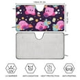 thumbnail image 5 of Cartoon Kirby Car Windshield Sunshade Umbrella Foldable Reflective Sun Visor Front Window Cover Protector Accessories, 5 of 8