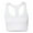White, variant on Women�'s Racerback Sports Bra