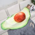 thumbnail image 4 of Manta De Franela Con Patrón De Aguacate Manta De Comida De Fruta Linda De Aguacate Transpirable Cojín De Silla De Playa Manta De Natación Manta De Baño Manta De Chal Manta De Comida De Fruta Linda Cateissary HA027400-02, 4 of 5