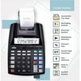 thumbnail image 6 of Catiga CP-90AB 4-inch 12 Digits Printing and Business Calculator, Battery Powered, Black, 6 of 6