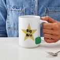 thumbnail image 4 of CafePress - Big Bro, Fun, Star, Large Mug - 15 oz Ceramic Large White Novelty Mug, 4 of 6