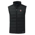 thumbnail image 2 of Men's Cutter & Buck Black Birmingham Barons Evoke Hybrid Eco Softshell Recycled Full-Zip Vest, 2 of 3