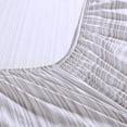 thumbnail image 3 of Tommy Bahama - Queen Sheets, Cotton Percale Bedding Set, Crisp & Cool, Stylish Home Decor (Kahanu Stripe Grey, Queen), 3 of 3