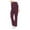 Wine, variant on MED COUTURE Women's Sporty Stylish Stretchy Maternity Pants, Color: Royal, Size: M Petite(8727P-ROYL-M)