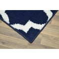 thumbnail image 4 of Mainstays Quatrefoil Navy/White Indoor Area Rug, 5' x 7', 4 of 4