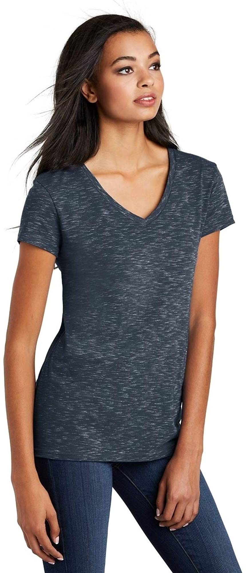 District Womens V-Neck Medal Tee 