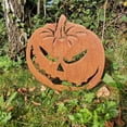 thumbnail image 1 of Hierro Arte Calabaza Decoración de jardín Estatuas Césped Decoración de D Cola Accesorio de calabaza, 1 of 6