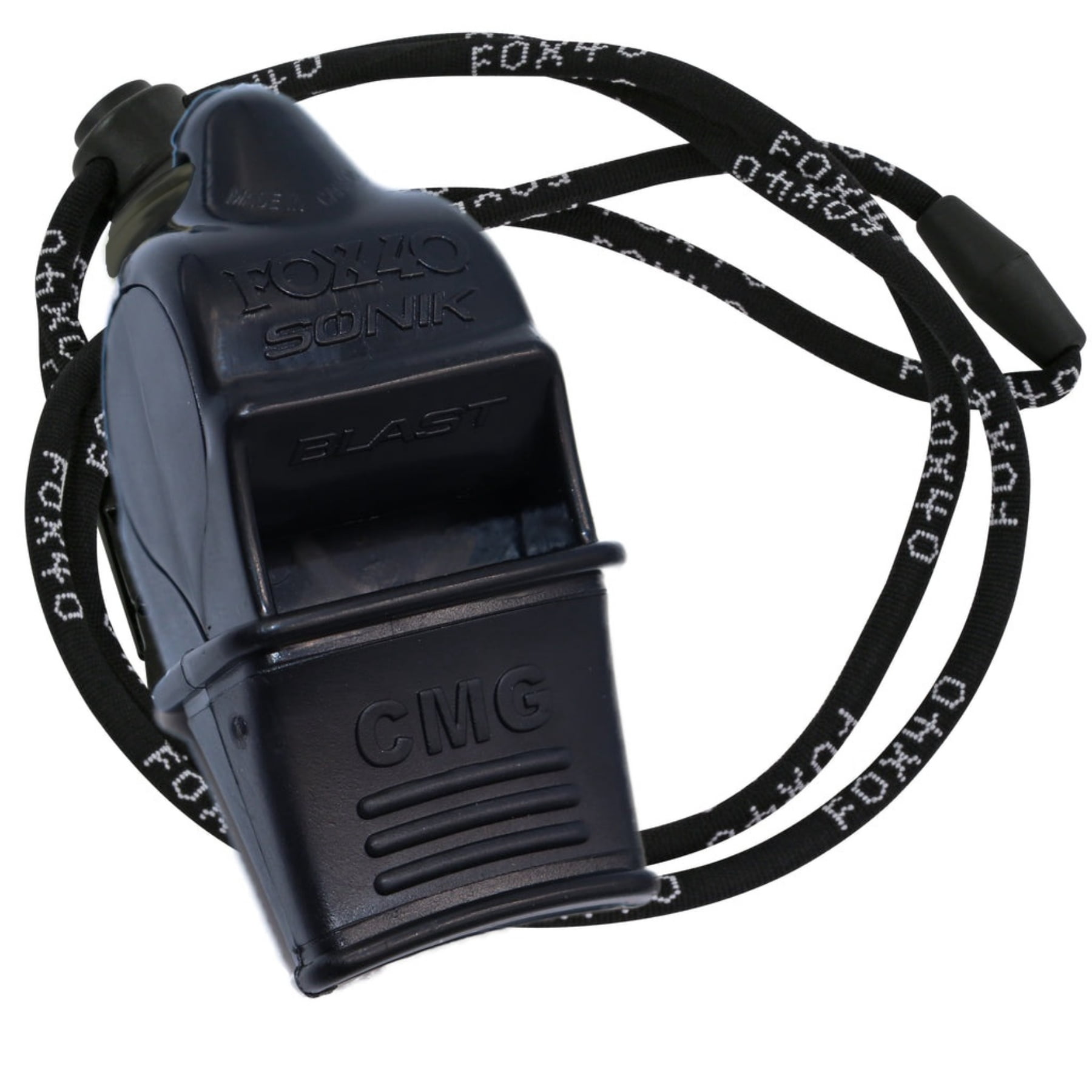 Fox 40, Pealess Whistle, Sonik Blast CMG, Neon/Black, 120dB