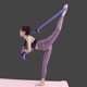 thumbnail image 2 of Banda elástica NQ para ballet estiramiento de piernas de caballo fitness 1.5 metros, 2 of 5