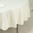 thumbnail image 3 of EfavormartFire Retardant 90" Round Scuba Polyester Tablecloth – Ivory, Wrinkle Free, Stain Resistant Table Cover, 3 of 4