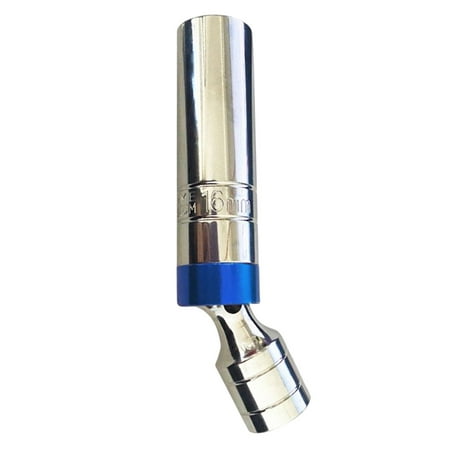 

CDJLY Spark Plug Socket Thin Wall 3/8 Inch Drive Sockets Car Repairing Tool(Blue 14mm)