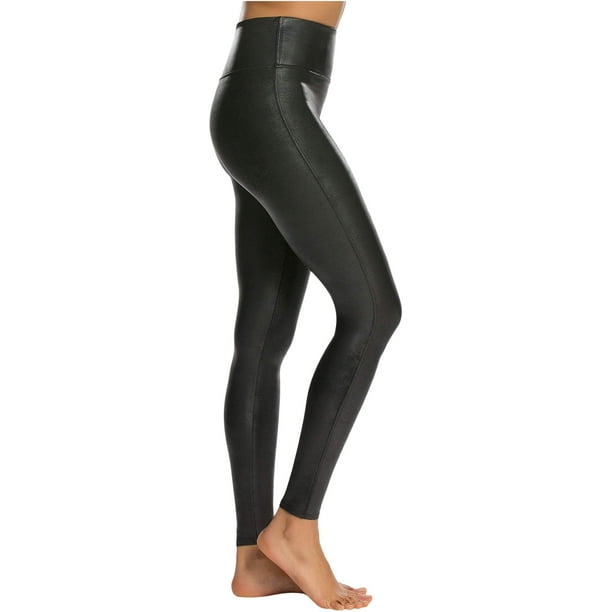 Spanx Faux Leather Leggings Walmart