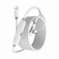 thumbnail image 1 of wonima44 VR Charging Link Cable 16FT (Next-Gen Chip) Compatible with Meta Quest 3S/Quest 3/Oculus Quest 2/Pico 4 Accessories and PC/SteamVR, Awesome Gift-5Gbps USB 3.0 to USB C Cable-White, 1 of 1