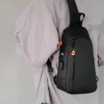 thumbnail image 4 of TIEVOSA Men Bag Fashion One Shoulder Convenient Chest Bag Outdoor Casual Small Backpack, 4 of 8
