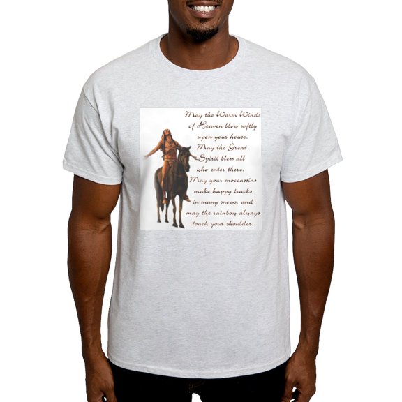 CafePress - Prayer Ash Grey T Shirt - Light T-Shirt - CP