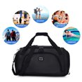 thumbnail image 2 of Bolsa De Ejercicios Bolsa de fitness Bolsas de gimnasio portátiles de gran capacidad para fútbol al aire libre (negro), 2 of 7