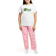 thumbnail image 4 of CafePress - County Tipperary Women's Light Pajamas - Women's Short Sleeve Print T-Shirt and Pants Light Cotton Pajama Set, 4 of 7