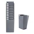 thumbnail image 1 of Time Cards Rack, Spessn Retractable Time Card Holder 10 Pocket Slots, Plastic Expandable Wall Cards Mount Compatible Attendance Time Payroll Recorder Clock for Office Storage Indoor Outdoor - Gray, 1 of 4