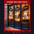thumbnail image 6 of Luyimi 19.68" Hanging Halloween Ghosts with LED Lights, White Spooky Glowing Ghost Decor, Battery Operated Halloween Terror for Yard Decorations Outdoor Indoor Porch Lawn Haunted House 2Pcs, 6 of 8