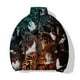thumbnail image 3 of Ropa de algodón de moda para hombre Chaquetas con estampado de pájaros personalizadas para hombre Abrigos de hombre modernos y cómodos Abrigos de invierno para hombre Parkas, 3 of 5