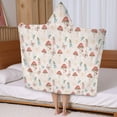thumbnail image 5 of Mushroom Fairy Princess Pattern Hooded Bath Towel，50"x30" for Ages 3 To 12 Kids, Quick Dry Lightweight Soft Microfiber Hood Beach Towel Cover Up for Kids, 5 of 7