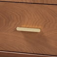 thumbnail image 5 of Baxton Studio Mandolin Mid-Century Ash Walnut Wood 2-Drawer Nightstand, 5 of 10