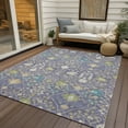 thumbnail image 6 of Addison Rugs Chantille Indoor/Outdoor Modern Abstract Lavender Washable Rectangle Rug, 8' x 10', 6 of 6