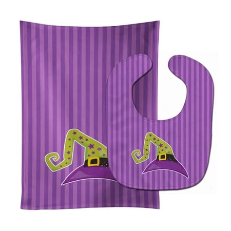 Halloween Witchs Hat No.1 Baby Bib & Burp Cloth