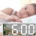 thumbnail image 4 of CCOCC Alarm Clock,Voice Control Digital Clock for Bedrooms,Compact Minimalistic Bedside Clock with Adjustable Brightness, 4 of 4
