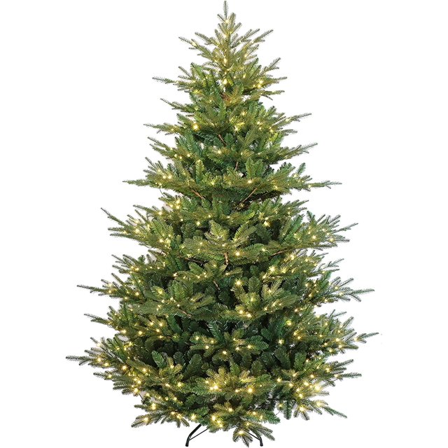 Holiday Stuff 5Ft Pre-lit Rocky Mountain Fir Wide Artificial Christmas Tree (5ft Pre-lit)