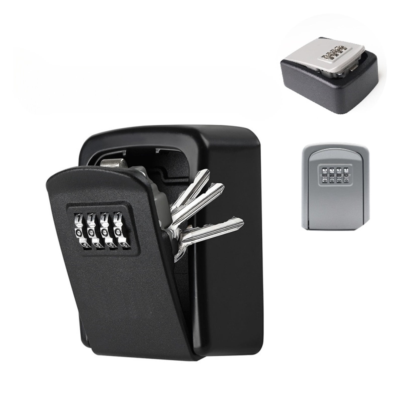 Box Outdoor Wall Mounted Keychain Storage Box 4 Digit Combination Password Security Lock Storage ,Multiple Options Available
