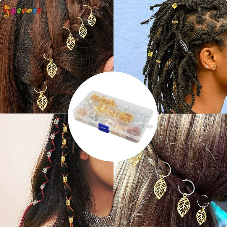 New 5 Women Hair Accessories Pendant Charms Rings Set Hair Clip Headband  Accessory For Pierced Braid From Funnail, $2.08