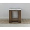 thumbnail image 6 of Steve Silver Libby Indoor 30.25" H Sintered Stone End Table with Storage, Dusty Caramel, 6 of 7