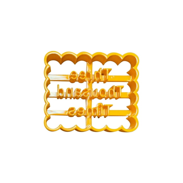 Apmemiss Cookie Mold With Good Wishes Cookie Form With Fun And Blessing Phrases Mould