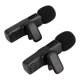 thumbnail image 5 of Micrófono de solapa inalámbrico dual ZHCH K9 con clip y reducción de ruido Tipo C para interfaz IOS, 5 of 5