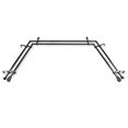 thumbnail image 3 of Mattia 13/16" Double Bay Window curtain rod Adjustable 20"-36", 38"-72" - Black,(ABay-06-2D), 3 of 4