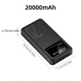 thumbnail image 5 of A High-Capacity Durable Portable Power Bank,5V2.1A Non-Heating USB Charger, Compatible with Android/Iphone Devices (2 USB Output Ports/Type-C And Micro Input Ports), Featuring LED And Digital Display, 5 of 12