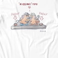 thumbnail image 3 of Disney Pixar Toy Story Kiss Me Toy Mr Mrs Potato Women's T Shirt (White, S-XXL), 3 of 4