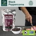 thumbnail image 5 of Soeos Whole Black Peppercorns 32oz, Whole Peppercorns, Kosher, Black Peppercorns Bulk, Peppercorns Bulk for Grinder Refill, 5 of 8