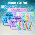 thumbnail image 5 of Dog Diapers Female, 3 Pack Reusable Pet Diapers for Female Dogs, Washable Dog Panties Diaper Skirt for dogs in Heat, Period, Incontinence, or Excitable Urination (XS, Mermaid), 5 of 7