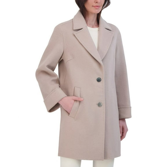 Tahari womens  Double Face Wool-Blend Coat, XL